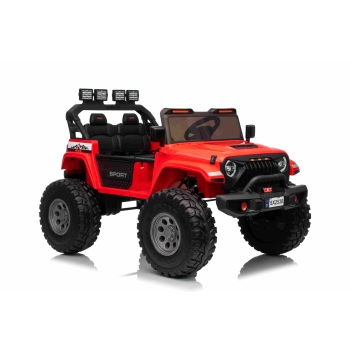 Auto na akumulator Extreme Sport 4x4 Zmienna Wielkość Czerwony SX2539.CR